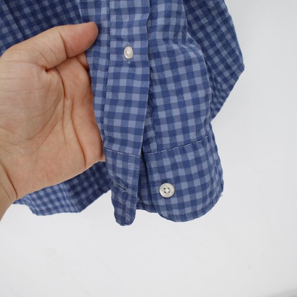 Vineyard Vines Harbor Shirt Mens Small Plaid Performance Vented Button Down fish - Picture 4 of 14